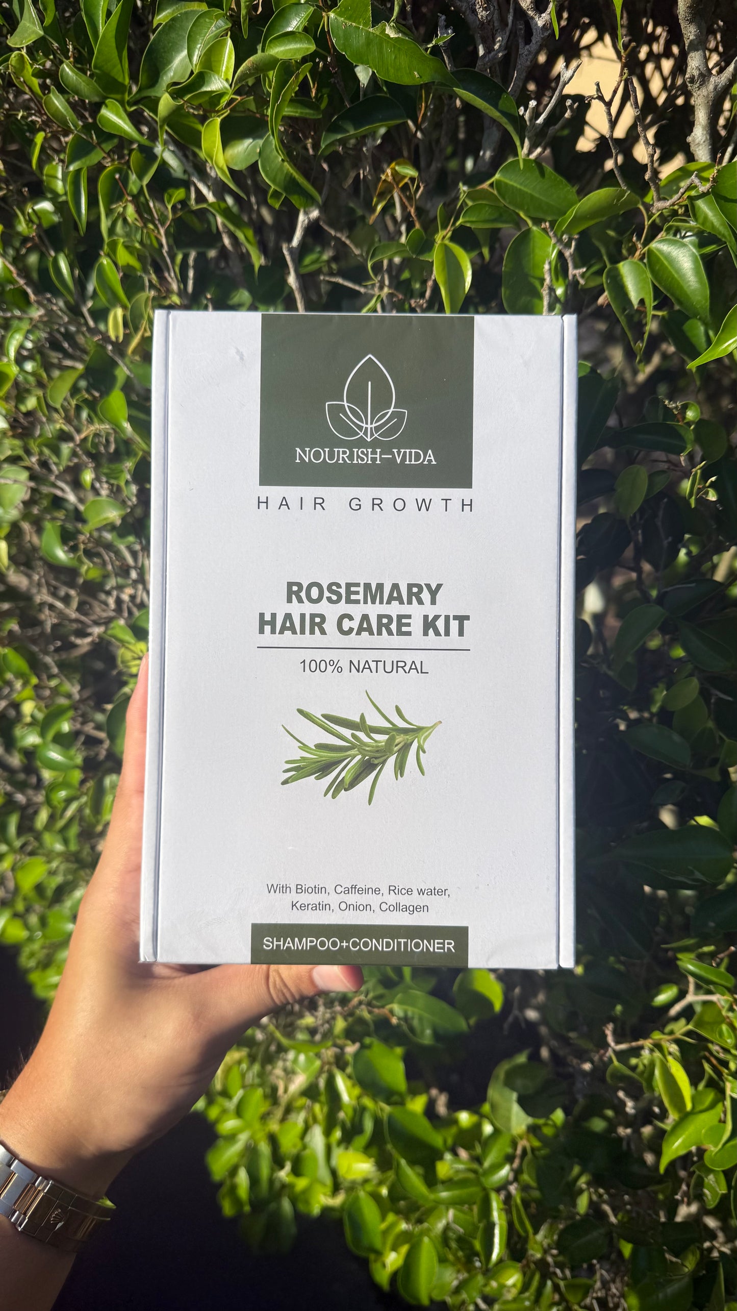 Nourish-Vida Rosemary Hair Care Kit