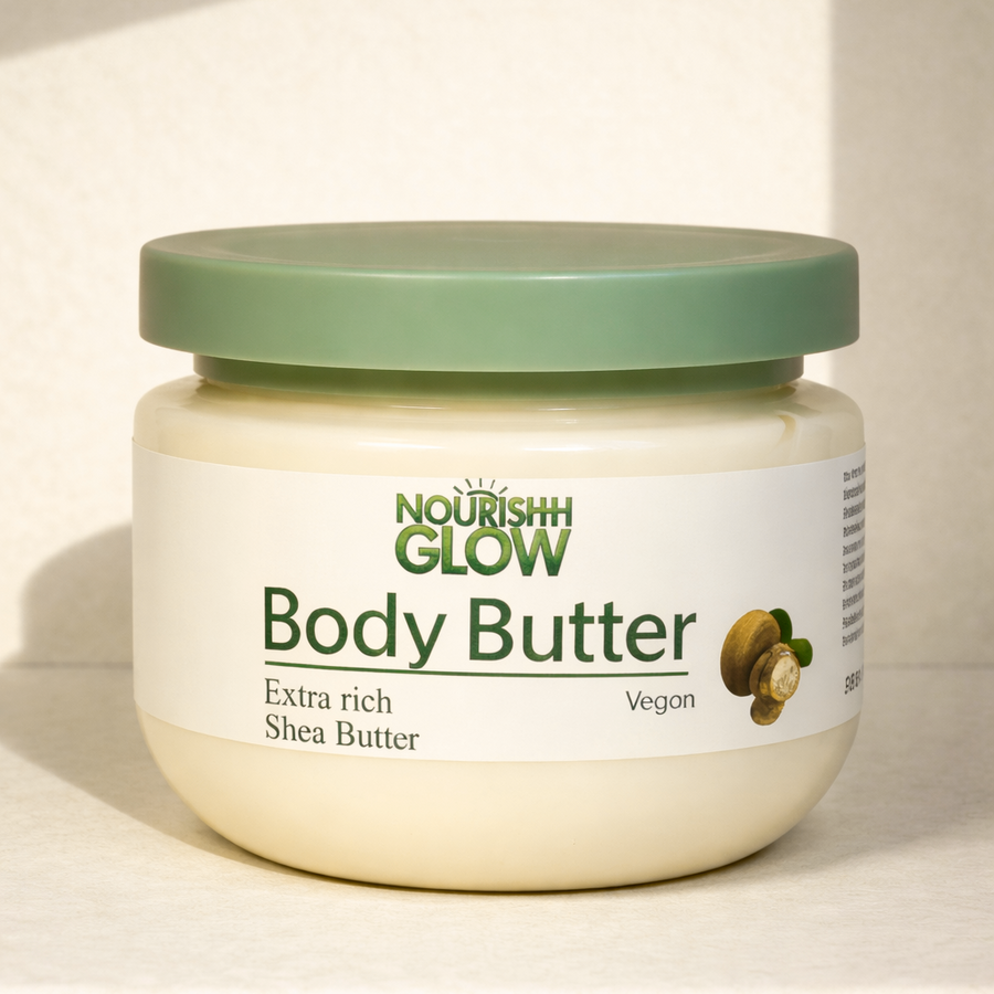Nourish-Vida Glow Body Butter – Extra Rich Shea Butter | Vegan