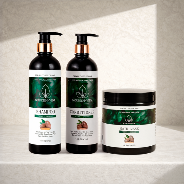 Argan Complete Hair Care Kit (Shampoo + Conditioner + Hair Mask)