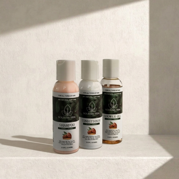 Argan Shower Travel Kit