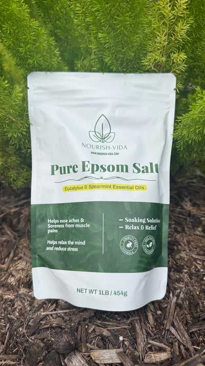 Nourish-Vida Pure Epsom Salt (Deep Relaxation)