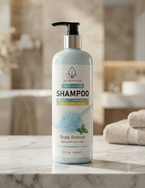 Nourish-Vida Mint & Sea Salt Shampoo