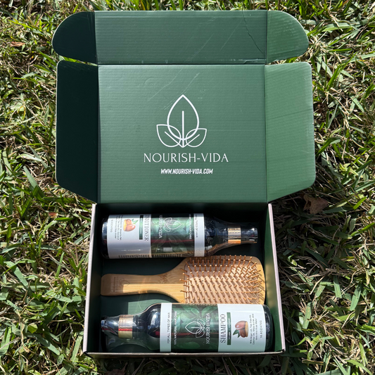 Nourish-Vida Hair Care Bundle + FREE Comb ✨