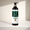 Nourish Vida shampoo bottle on a textured surface