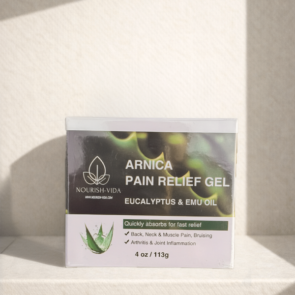 Arnica Pain Relief Gel – Fast-Acting Relief with Eucalyptus & Emu Oil