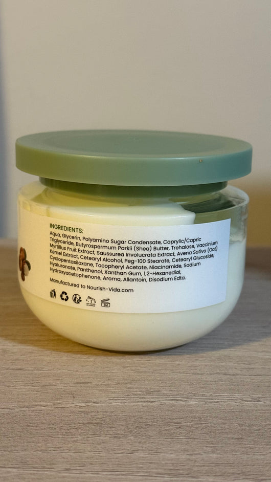 Nourish-Vida Glow Body Butter – Extra Rich Shea Butter | Vegan