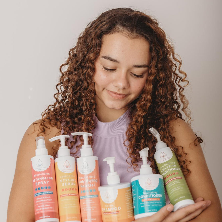 Nourish-Vida Curly Hair Kit (Vegan - Organic)