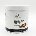 Jar of Nourish-Vida Argan Oil + Protein Hair Milk on a white background